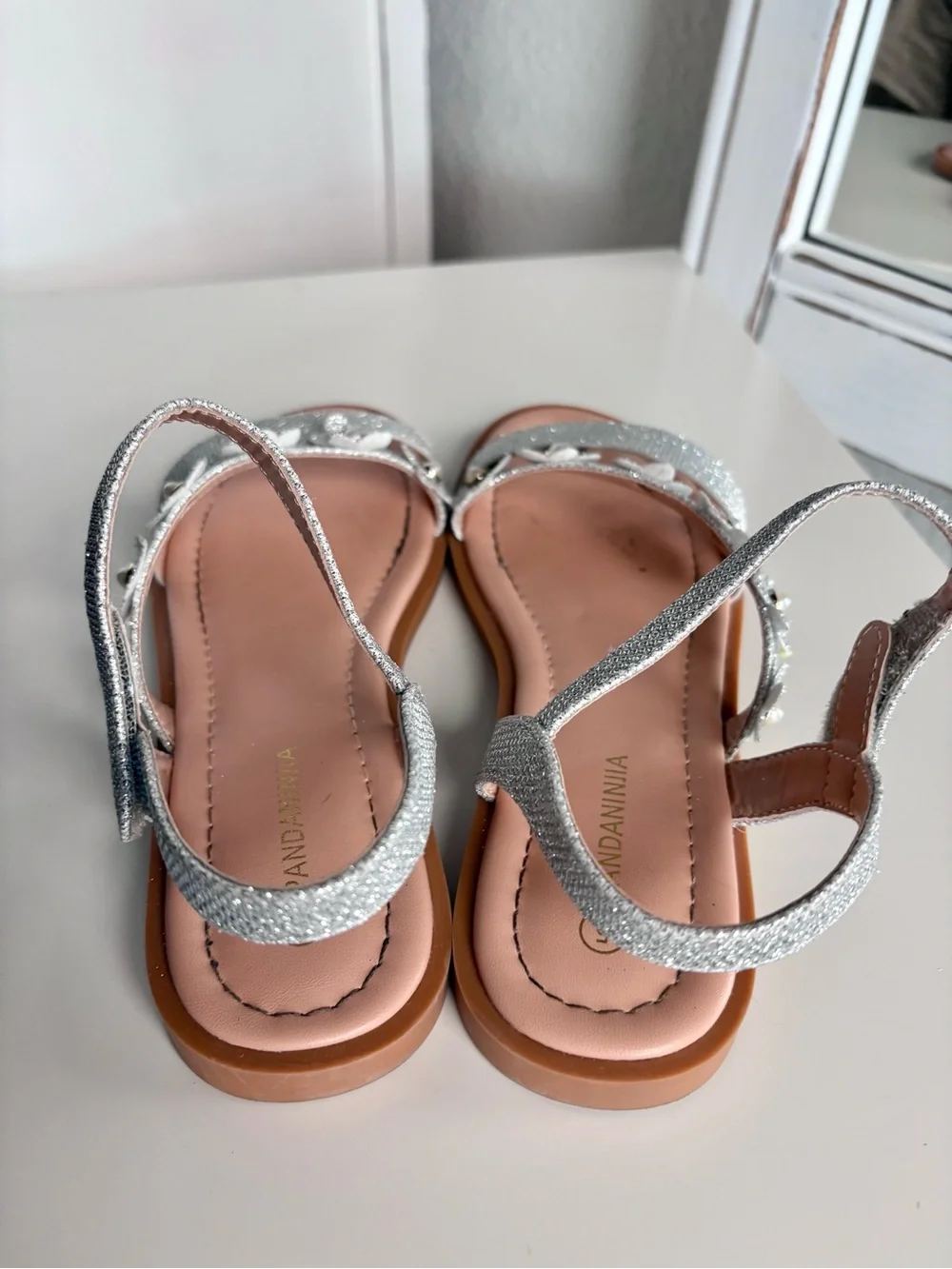 N/A silver sandals